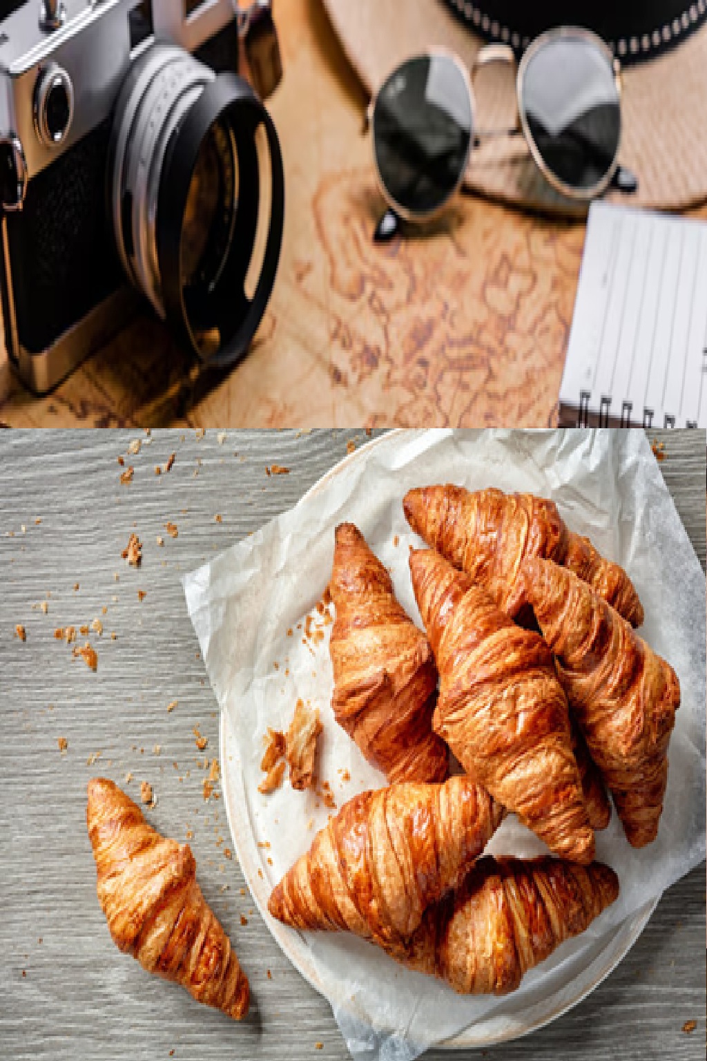 Croissants and coffee