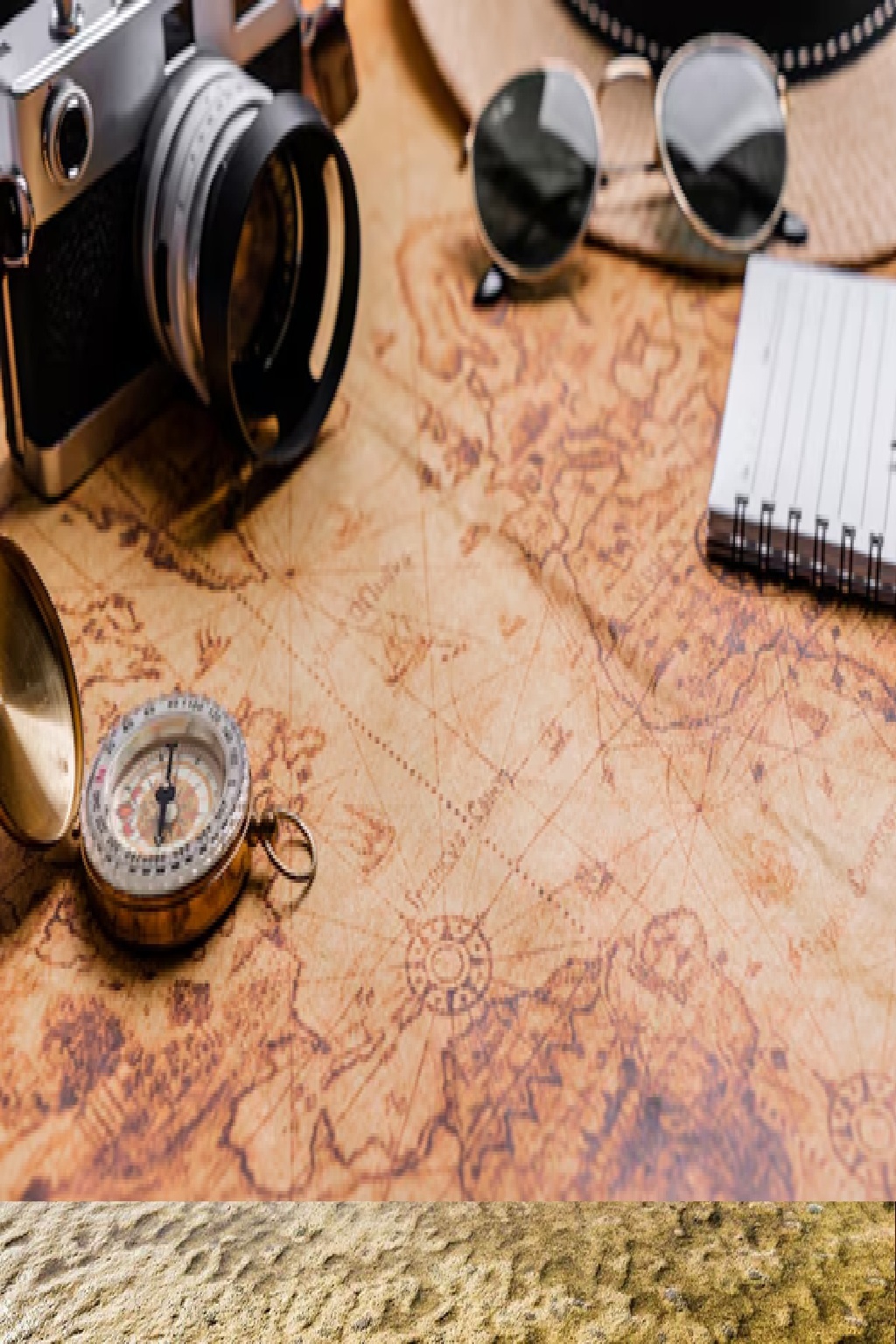 Map and camera